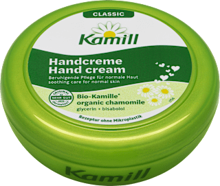 Hand- & Nagelcreme mit Kamille in der Dose Kamill