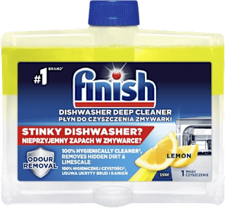 Soluţie pentru curăţarea maşinii de spălat vase Lemon Finish