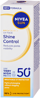 zmatňující pleťový krém Shine Control SPF50 NIVEA SUN