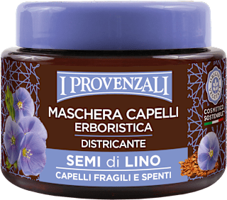 Maschera capelli erboristica districante con semi di lino I PROVENZALI