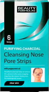 Benzi pentru curățarea porilor de pe nas cu cărbune Beauty Formulas