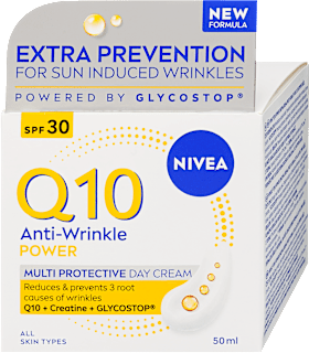 Ránctalanító nappali arckrém Q10 Power FF30 NIVEA