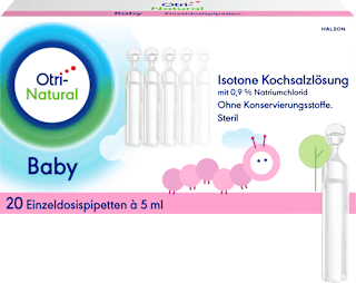 OtriNatural Baby, isotone Kochsalzlösung, 20 Einzeldosispipetten à 5 ml Otri-Natural