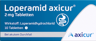 Loperamid axicur 2 mg Loperamidhydrochlorid Tabletten axicur