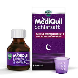 WICK MediQuil Schlafsaft 2,5 mg/ml Doxylaminsuccinat Lösung zum Einnehmen  WICK MediQuil