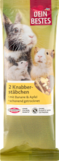 Nagersnack Knabbersticks Banane & Apfel Dein Bestes