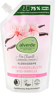 Folyékony szappan Pro Climate, bio mandulavirággal és bio vaníliával alverde NATURKOSMETIK