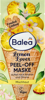 pleťová slupovací maska Lemon Lover Balea