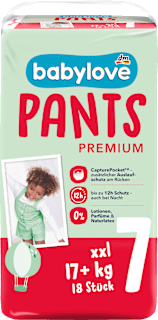 Plienkové nohavičky Premium - veľ. 7 xxl (17+ kg) babylove