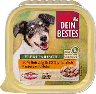 Hrană completă pentru câini adulți – 50 % carne și 50 % produse vegetale Dein Bestes