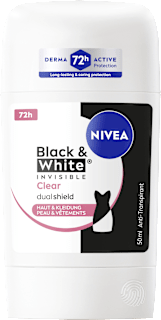 Antitranspirant Deostick Black & White Invisible Clear NIVEA