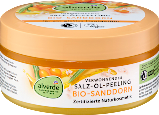 Körperpeeling Salz-Öl Bio-Sanddorn alverde NATURKOSMETIK