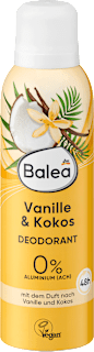 Deospray Vanille und Kokos Balea