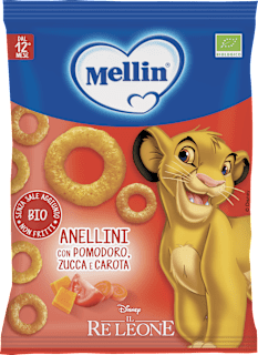 Anellini con pomodoro, zucca e carota BIO Mellin