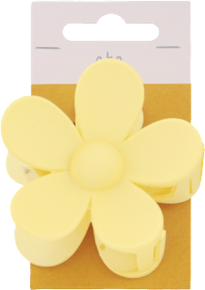 Štipec do vlasov, stredný kvet - žltý s-he stylecollection