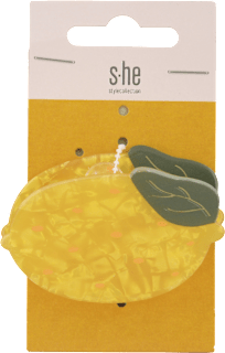 Štipec do vlasov stredný, citrón s-he stylecollection