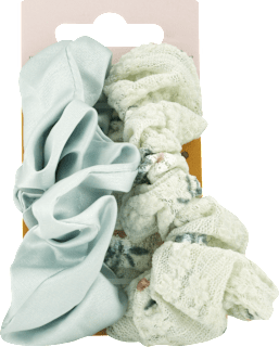 Gumičky do vlasov scrunch - zelené s-he stylecollection