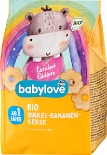 Kindersnack Dinkel-Bananen-Kekse ab 1 Jahr babylove
