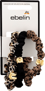 Scrunchies mit Goldakzenten ebelin