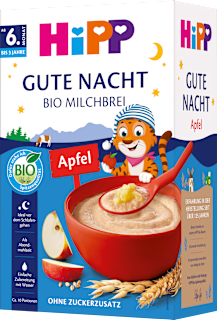 Abendbrei Milch Hafer Apfel ab dem 8. Monat HiPP