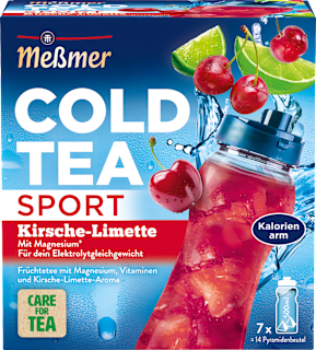 Cold Tea Sport Kirsche-Limette (14 Beutel) Meßmer