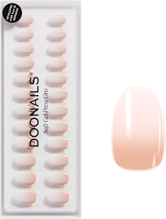 Künstliche Nägel, Soft Gel Press Ons Babyboomer Short Round  Doonails