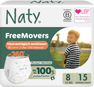 Baby Pants Free Movers Gr. 8 (17+ kg) Naty
