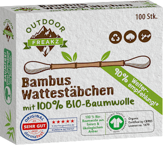 Wattestäbchen Bambus Outdoor Freakz