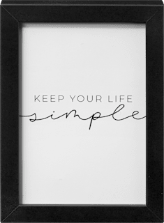 Ramka na zdjęcie Basic Small 10x15 cm, czarna Paradies