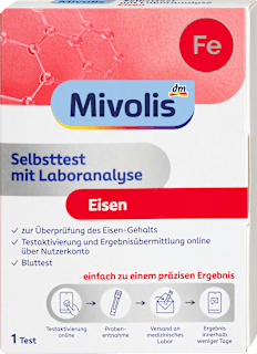 Selbsttest mit Laboranalyse Eisen, 1 Anwendung Mivolis