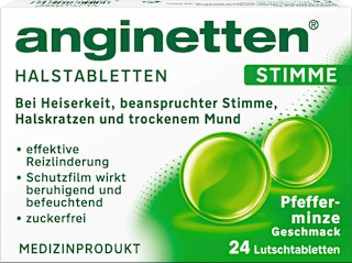 Halstabletten Stimme anginetten