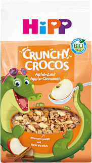 Kindermüsli Crunchy Crocos Apfel Zimt HiPP