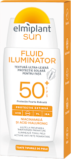 Fluid pentru față iluminator SPF 50+ Elmiplant