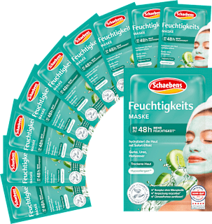 Gesichtsmaske Feuchtigkeit (10 St x2x5 ml) Schaebens