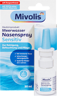 Meerwasser Nasenspray Sensitiv Mivolis