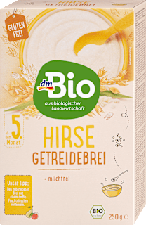 Getreidebrei Hirse ab dem 5. Monat dmBio
