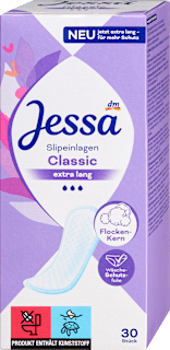 Slipové vložky Classic, extra dlhé Jessa