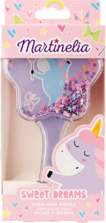 dětský kartáč na vlasy Unicorn s přesýpacími glitry Martinelia
