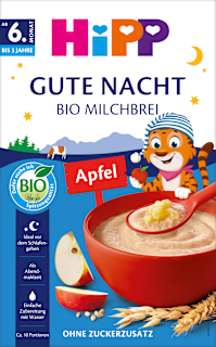 Abendbrei Milch Hafer Apfel ab dem 8. Monat HiPP