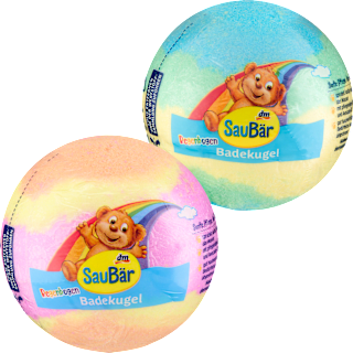 Bombe de baie curcubeu SauBär