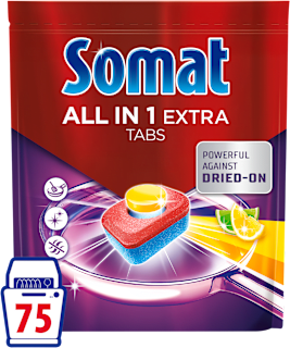 All in 1 Extra Lemon & Lime tablety do automatické myčky na nádobí Somat
