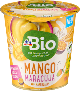 Fermentirani veganski pripravak na bazi zobi s mangom i marakujom, s veganskim jogurtnim kulturama dmBio