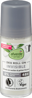 Deodorant roll-on INVISIBLE alverde NATURKOSMETIK