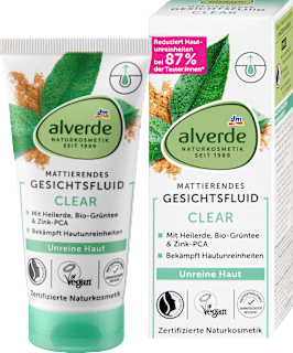 Matirajuci fluid za nečistu kožu Clear alverde NATURKOSMETIK