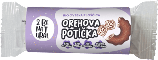 Bio ovsena ploščica Orehova potička 2 BE NATURAL