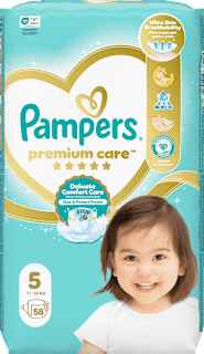 Plenice velikost 5 (11-16 kg) Pampers Premium Care