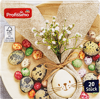 Mintás szalvéta, húsvéti tál, 33 x 33 cm Profissimo