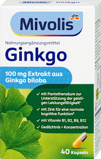 Integratore alimentare Ginko Mivolis
