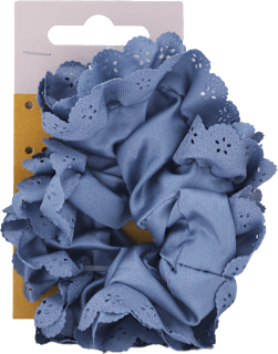 Gumička do vlasov scrunch - modrá s-he stylecollection