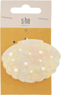 Štipec do vlasov mušla s perlami s-he stylecollection